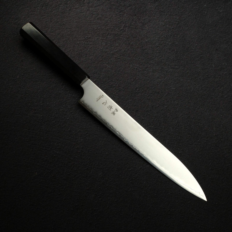 Hatsukokoro Hayabusa Chromax Sujihiki 240mm, Ebony Handle