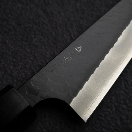 Nigara SG2 KU Double-bevel Honesuki 170mm (Boning Knife) Tsuchime Ebony