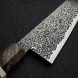 하츠코코로 류효 SG2 블랙 다마스커스 K팁 규토(셰프나이프) 240mm 자작나무 핸들