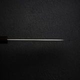 Hatsukokoro Hayabusa Ginsan Santoku 180mm Ebony
