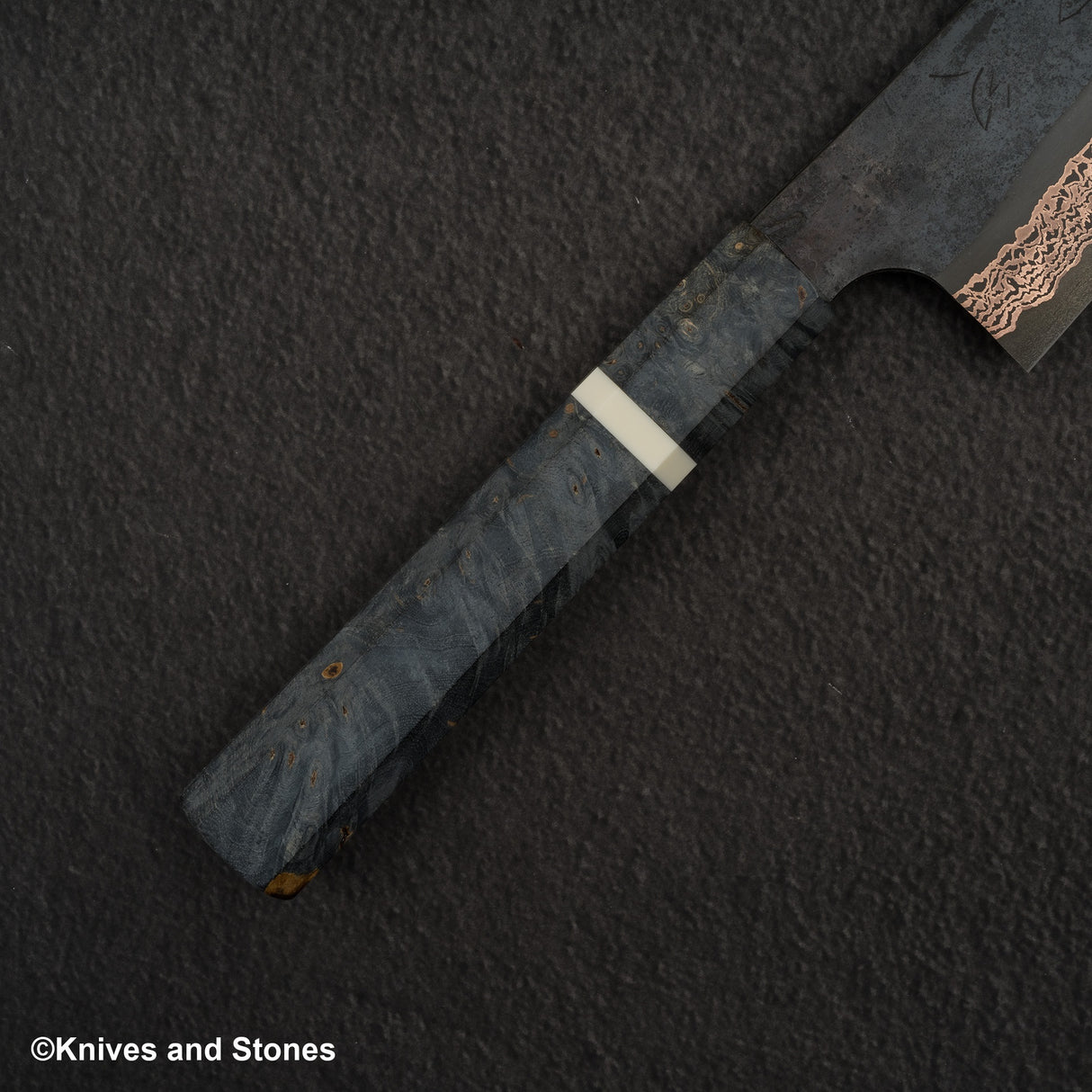 Hatsukokoro x Nigara Yorokobi SLD Copper Damascus Gyuto 210mm Birch Handle