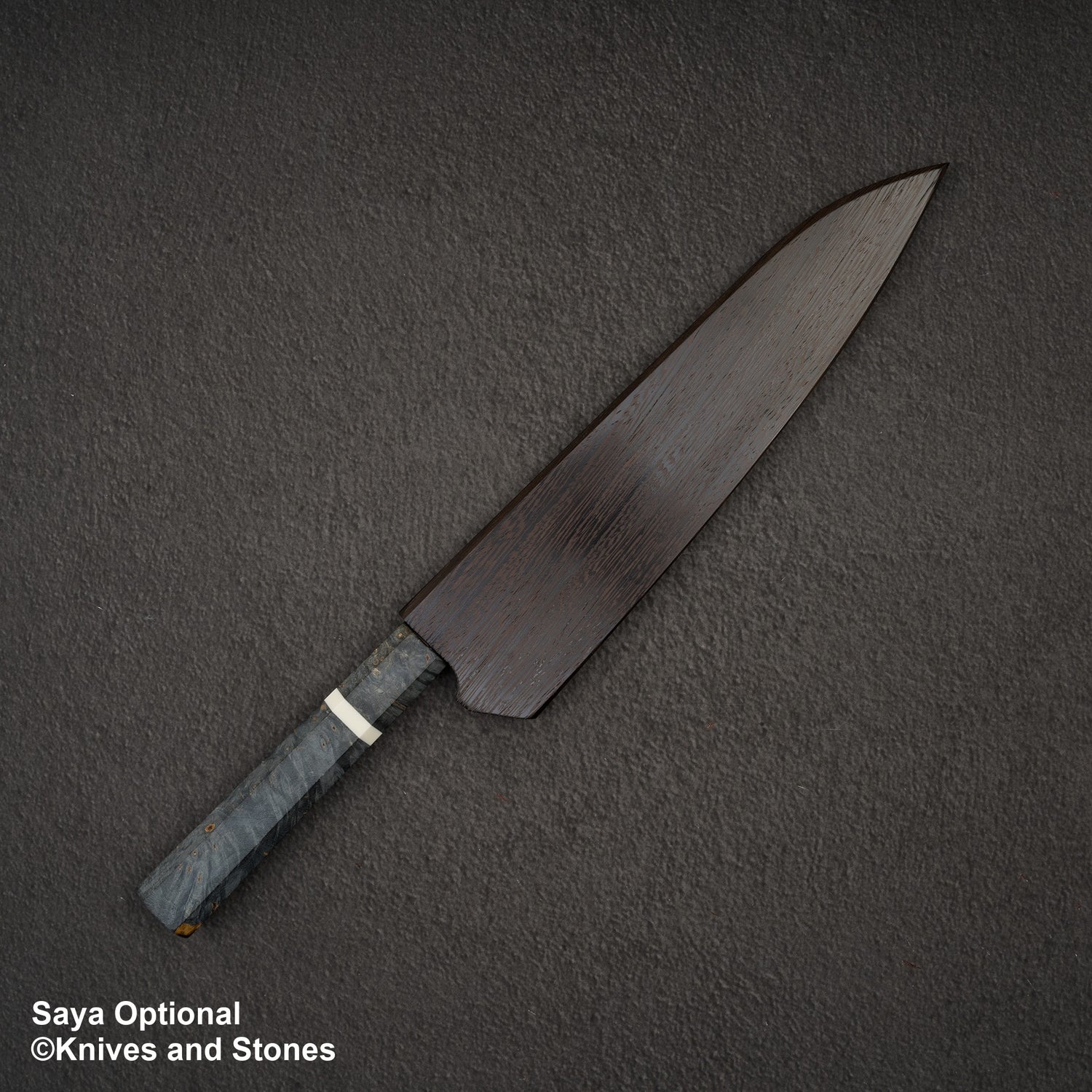 Hatsukokoro x Nigara Yorokobi SLD Copper Damascus Gyuto 210mm Birch Handle