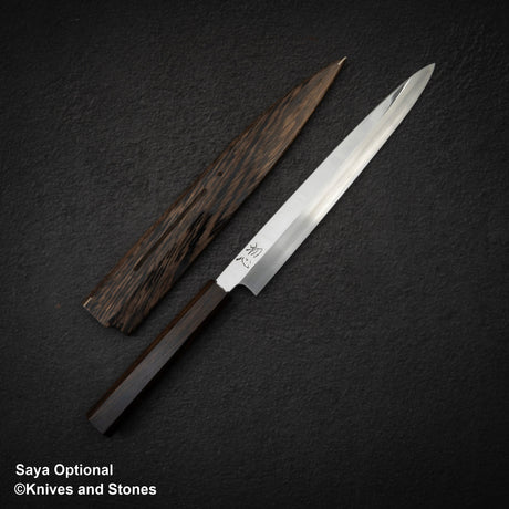 하츠코코로 FAXR2 분말강 야나기바(사시미칼) 240mm 경면 에보니 핸들
