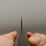 하츠코코로 아오사기 청2강 쿠로우치 나키리(야채칼) 165mm 블랙 차카테