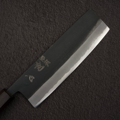 하츠코코로 아오사기 청2강 쿠로우치 나키리(야채칼) 165mm 블랙 차카테