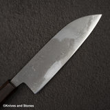 하츠코코로 청2강 다마스커스 미가키 산토쿠(다용도칼) 180mm 에보니 핸들