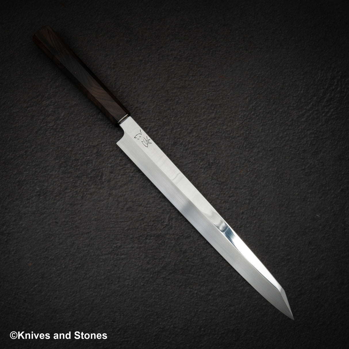 하츠코코로 FAXR2 분말강 K팁 야나기바(사시미칼) 270mm 경면 에보니 핸들