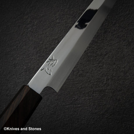 하츠코코로 FAXR2 분말강 K팁 야나기바(사시미칼) 270mm 경면 에보니 핸들