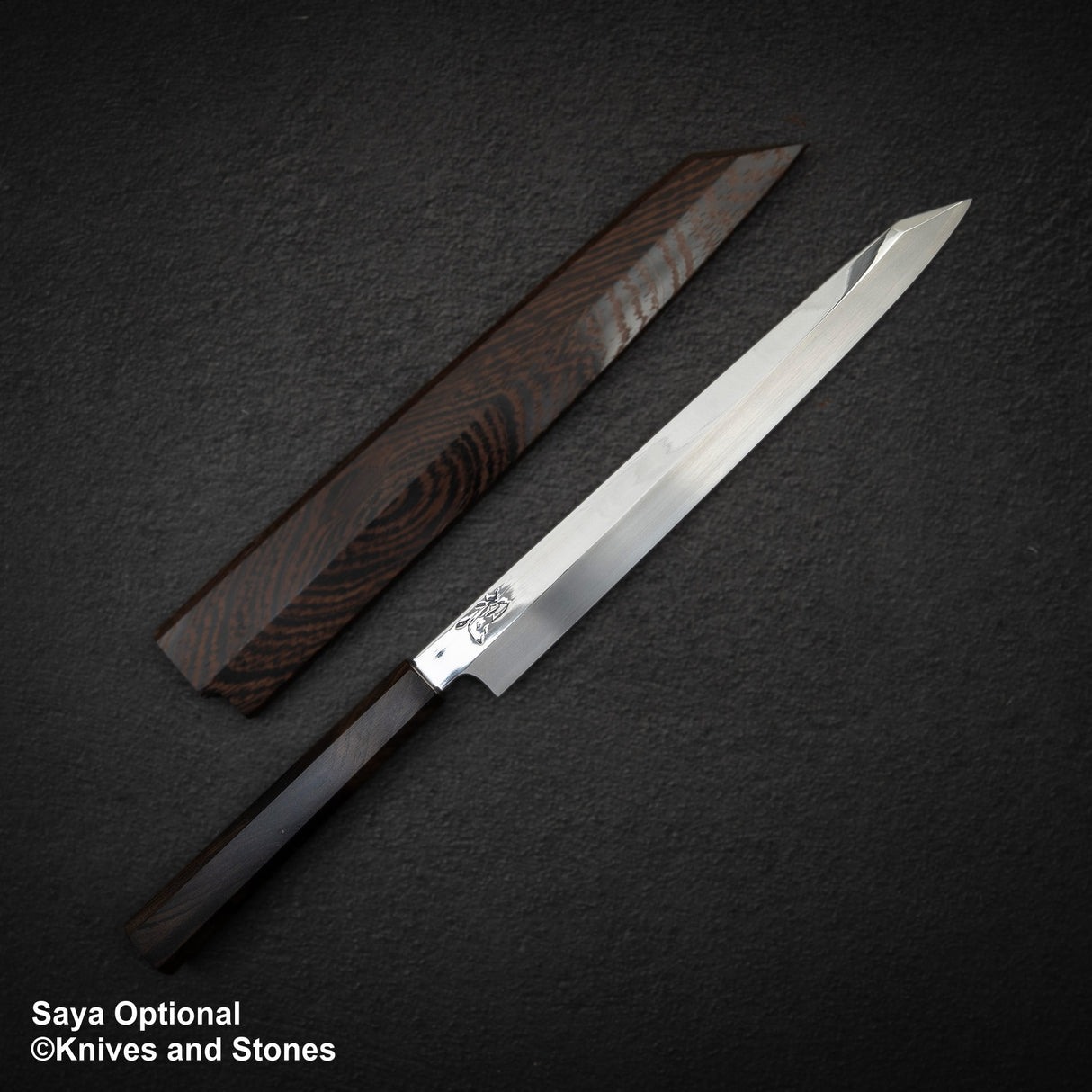 하츠코코로 FAXR2 분말강 K팁 야나기바(사시미칼) 270mm 경면 에보니 핸들