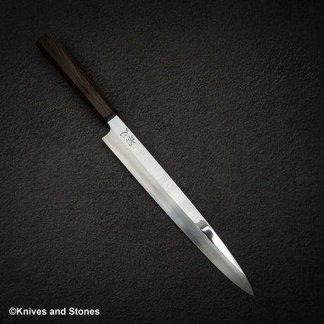 하츠코코로 FAXR2 분말강 야나기바(사시미칼) 240mm 경면 에보니 핸들