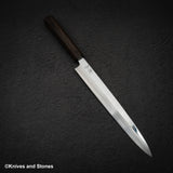 Hatsukokoro FAXR2 Powdered Steel Yanagiba 240mm Mirror Polish Ebony