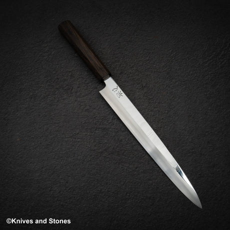 하츠코코로 FAXR2 분말강 야나기바(사시미칼) 240mm 경면 에보니 핸들
