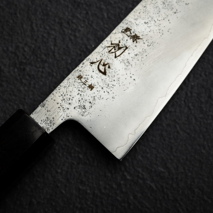 Hatsukokoro Hayabusa VG10 gyuto 210 mm and Hatsukokoro Ginrei Ginsan santoku.