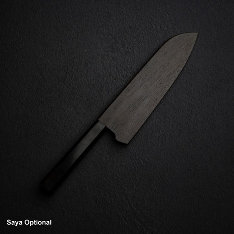 하츠코코로 긴레이 은삼강 나시지 산토쿠(다용도칼) 175mm 에보니 핸들