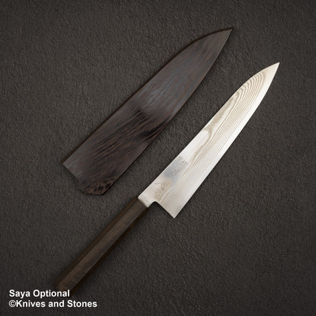 Hatsukokoro Ginso Ginsan Nickel Damascus Gyuto 210mm