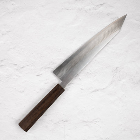 Hatsukokoro Ginso Ginsan Nickel Damascus K-tip Gyuto 240mm