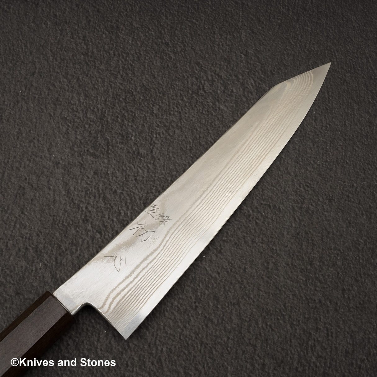 하츠코코로 긴소우 은삼강 니켈 다마스커스 K팁 규토(셰프나이프) 210mm
