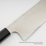 Hatsukokoro Ginyo Ginsan Damascus Gyuto 240mm
