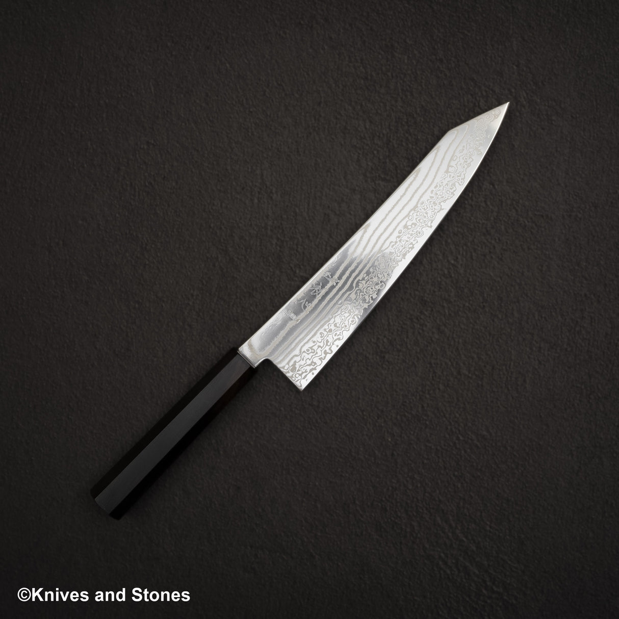 하츠코코로 하야부사 ATS34 다마스커스 K팁 규토(셰프나이프) 240mm
