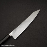 하츠코코로 하야부사 ATS34 다마스커스 K팁 규토(셰프나이프) 240mm