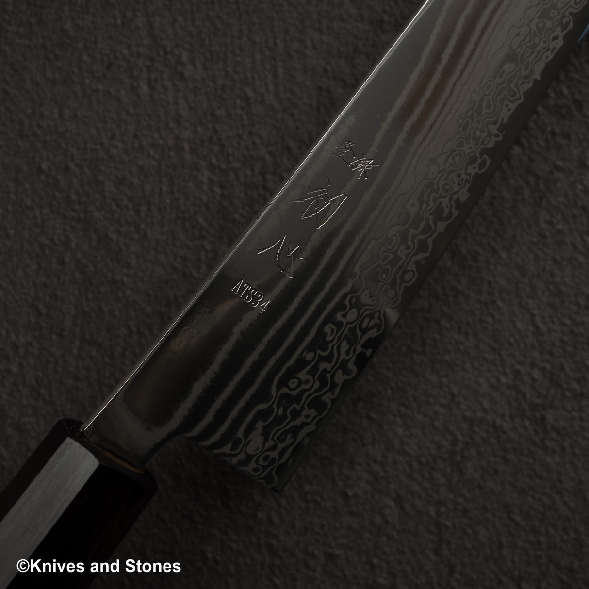 하츠코코로 하야부사 ATS34 다마스커스 K팁 규토(셰프나이프) 240mm