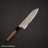 하츠코코로 하야부사 청2강 레인보우 다마스커스 산토쿠(다용도칼) 180mm