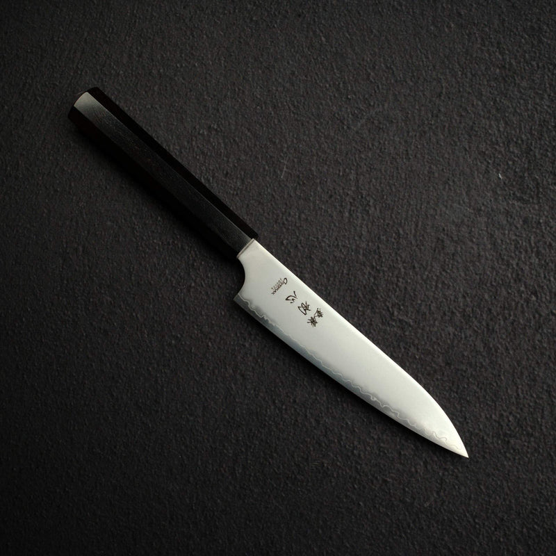 Hatsukokoro Hayabusa Chromax Petty 140mm, Ebony Handle