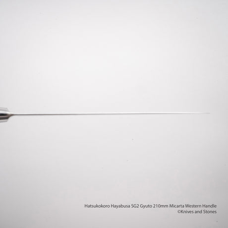 Hatsukokoro Hayabusa SG2 Gyuto 210mm Micarta Western Handle