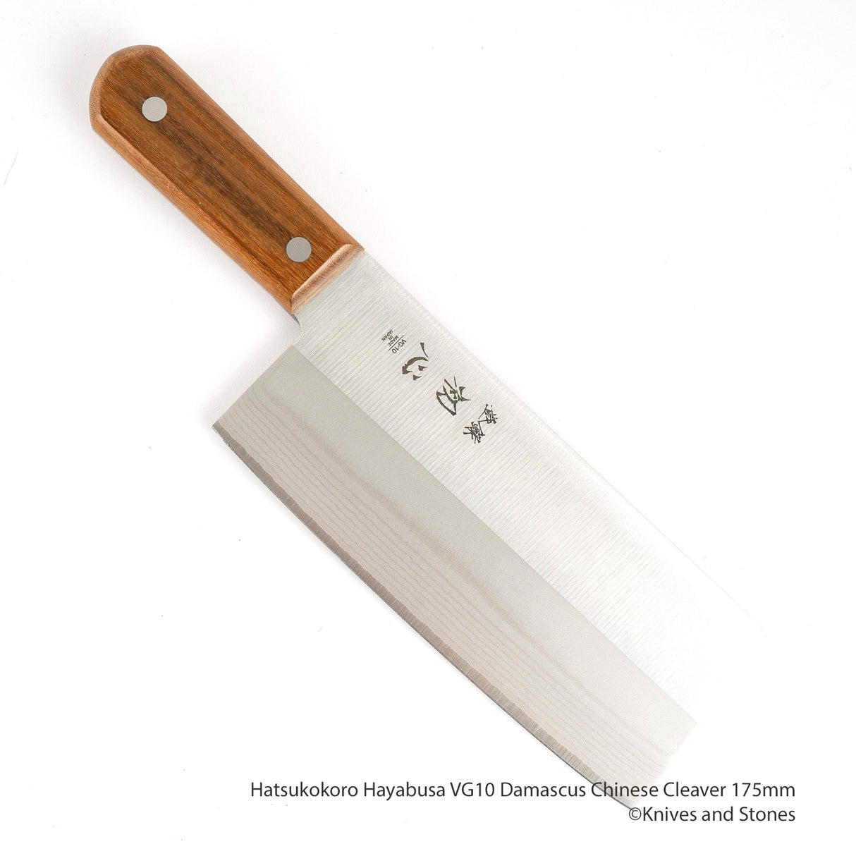 Hatsukokoro Hayabusa VG10 Damascus Chinese Cleaver 175mm