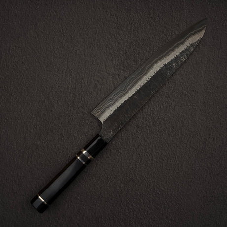 하츠코코로 이타다키 청2강 백2강 듀얼코어 다마스커스 츠치메 규토(셰프나이프) 240mm