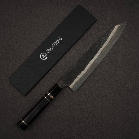 하츠코코로 이타다키 청2강 백2강 듀얼코어 다마스커스 츠치메 규토(셰프나이프) 240mm