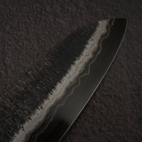 하츠코코로 이타다키 청2강 백2강 듀얼코어 다마스커스 츠치메 산토쿠(다용도칼) 170mm