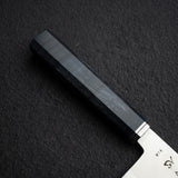하츠코코로 카이진 청2강 미가키 산토쿠(다용도칼) 175mm 컬리 메이플 핸들