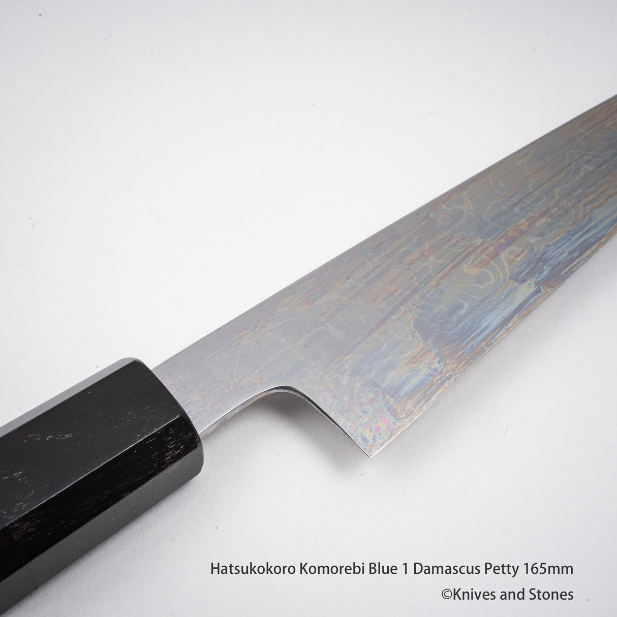 하츠코코로 코모레비 청1강 다마스커스 페티 165mm