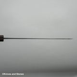 Hatsukokoro Kumokage Blue 2 Kurouchi Damascus K-tip Sujihiki 250mm Black Chacate Handle