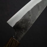하츠코코로 쿠로가네 청2강 쿠로우치 양날 호네스키 150mm 블랙 차카테 핸들