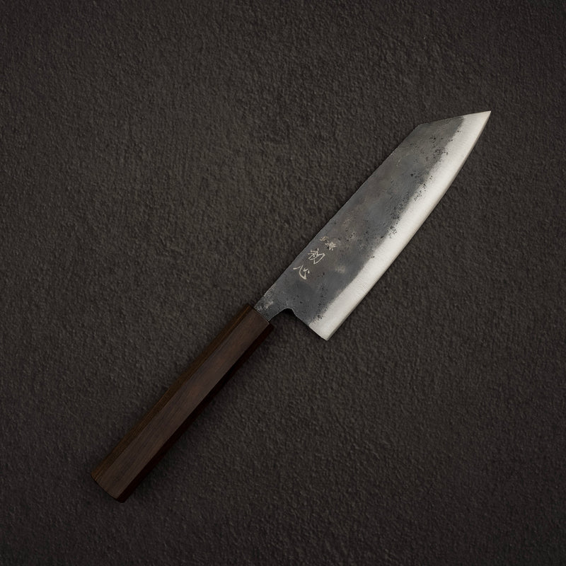 Hatsukokoro Kurogane Blue 2 Kurouchi Bunka 165mm Black Chacate