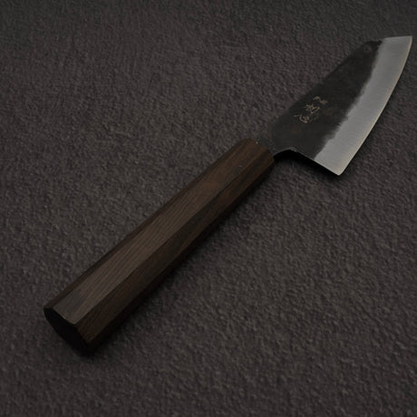하츠코코로 쿠로가네 청2강 쿠로우치 코분카 120mm 블랙 차카테