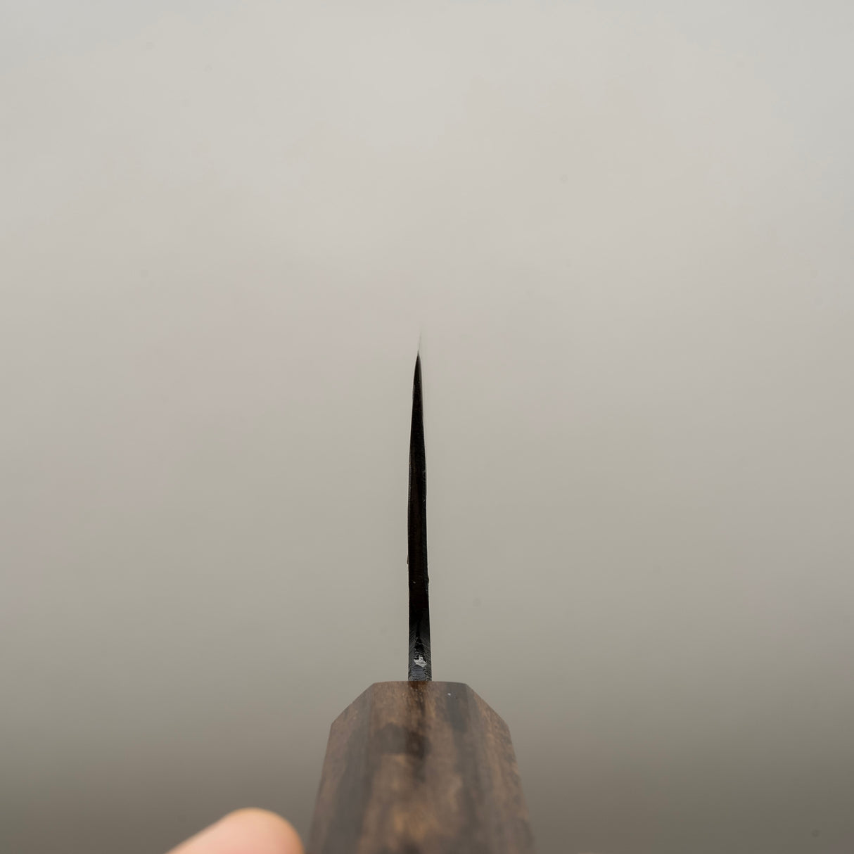 하츠코코로 쿠로가네 청2강 쿠로우치 산토쿠(다용도칼) 165mm 블랙 차카테