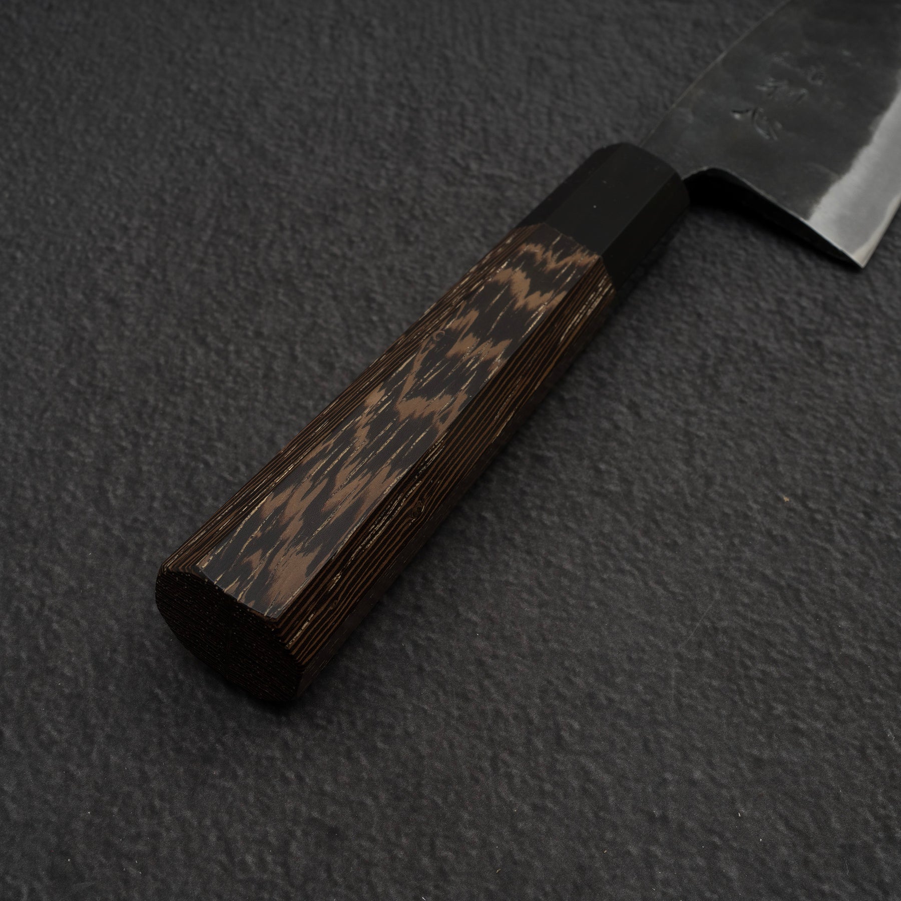 팔각 웬지 핸들 블랙 페룰 Japanese knife handle