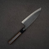 하츠코코로 쿠로카제 청2강 쿠로우치 양날 데바(생선손질칼) 150mm