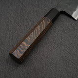 Hatsukokoro Kurokaze Blue 2 Kurouchi Deba 165mm Double Bevel