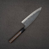 Hatsukokoro Kurokaze Blue 2 Kurouchi Deba 165mm Double Bevel