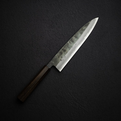 모토큐이치 쿠로사기 AS 쿠로우치 규토(셰프나이프) 240mm 하츠코코로 블랙 차카테 핸들