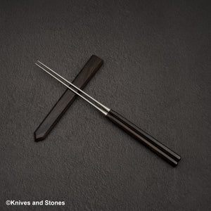 Premium Moribashi (Plating Chopsticks) - Ebony & Saya by Hatsukokoro