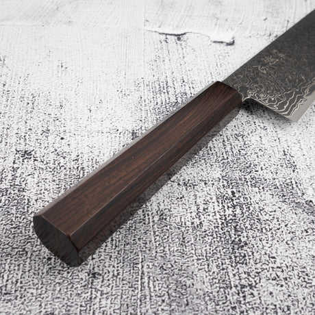 하츠코코로 류효 SG2 블랙 다마스커스 분카 180mm