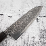 하츠코코로 류효 SG2 블랙 다마스커스 산토쿠(다용도칼) 180mm