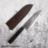 하츠코코로 류효 SG2 블랙 다마스커스 산토쿠(다용도칼) 180mm