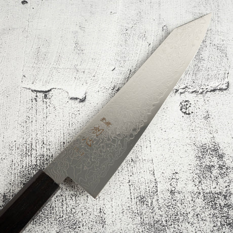Hatsukokoro Ryuhyo SG2 Damascus K tip Gyuto 210mm Ebony Handle