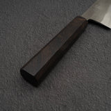 Hatsukokoro x Yoshikane SKD Nashiji Santoku 170mm Ebony Handle